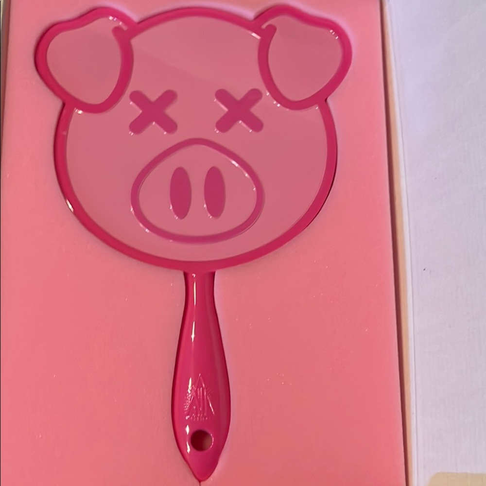 Jeffree Star x Shane Dawson Collaborate Pink Pig Face Hand Mirror LE